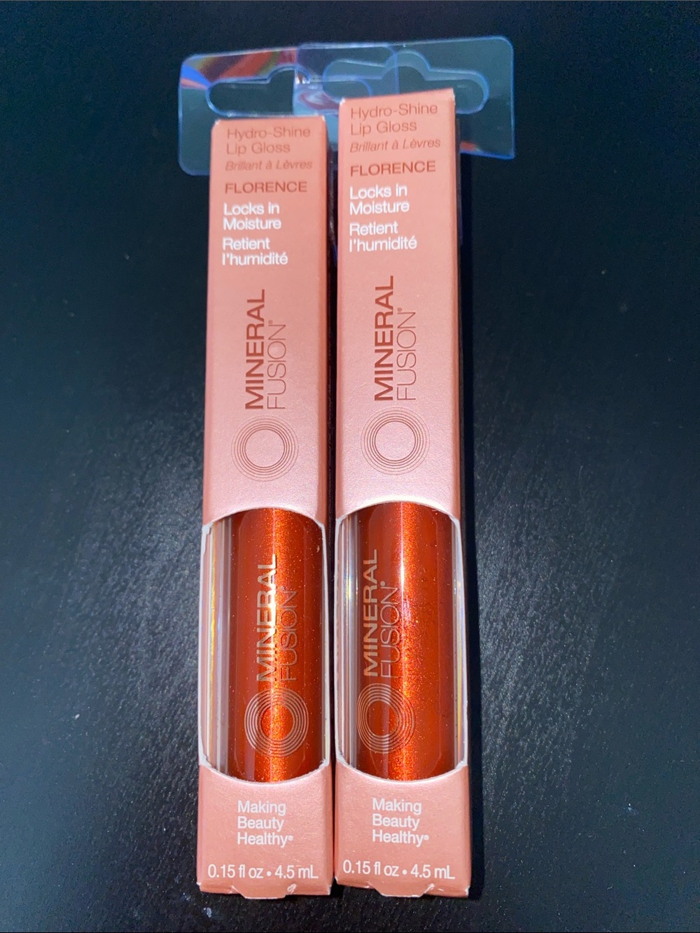Mineral Fusion Hydro Shine Lip Gloss FLORENCE Set